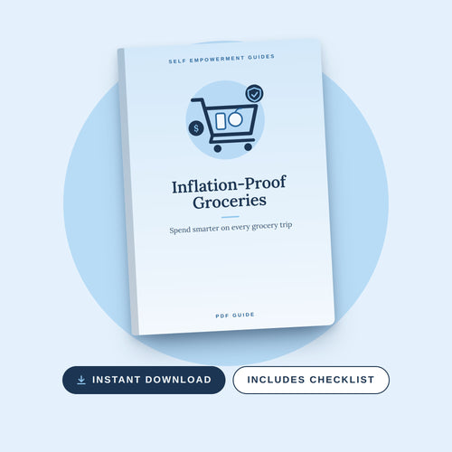 Inflation-Proof Groceries PDF guide cover
